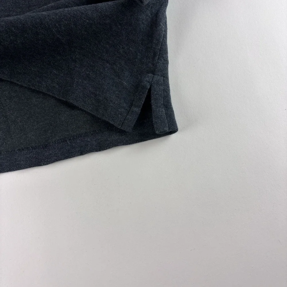 Polo Ralph Lauren Estate Rib Sweater Mens Large Navy Blue Tight Knit Quarter Zip